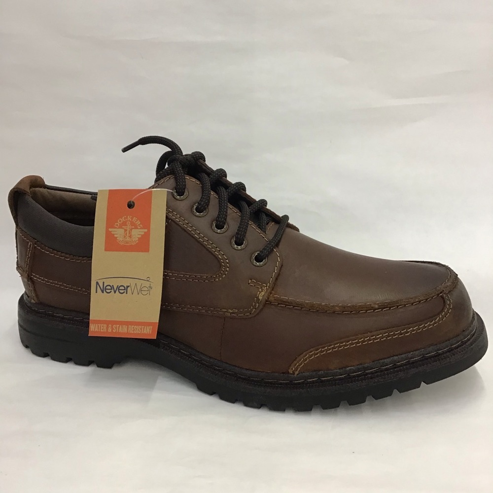 New Dockers Overton Mens Casual Shoes Size 10.5 Cognac Leather 90-40937
